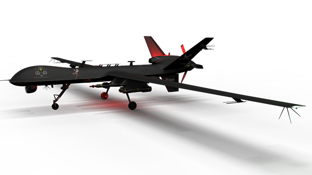 MQ-9 Reaper graphic art